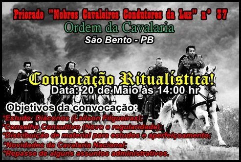 CAVALARIA - AVISO