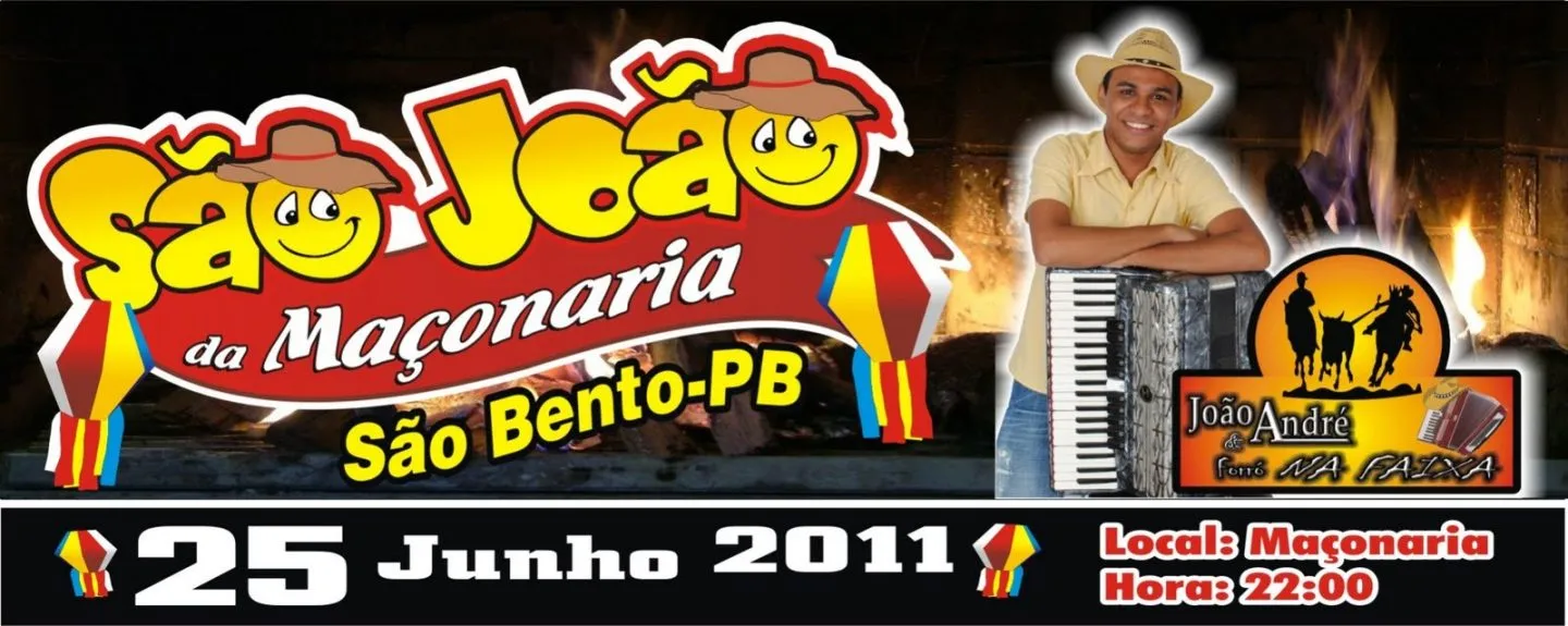 VEM AI O SÃO JOÃO DA MAÇONARIA!