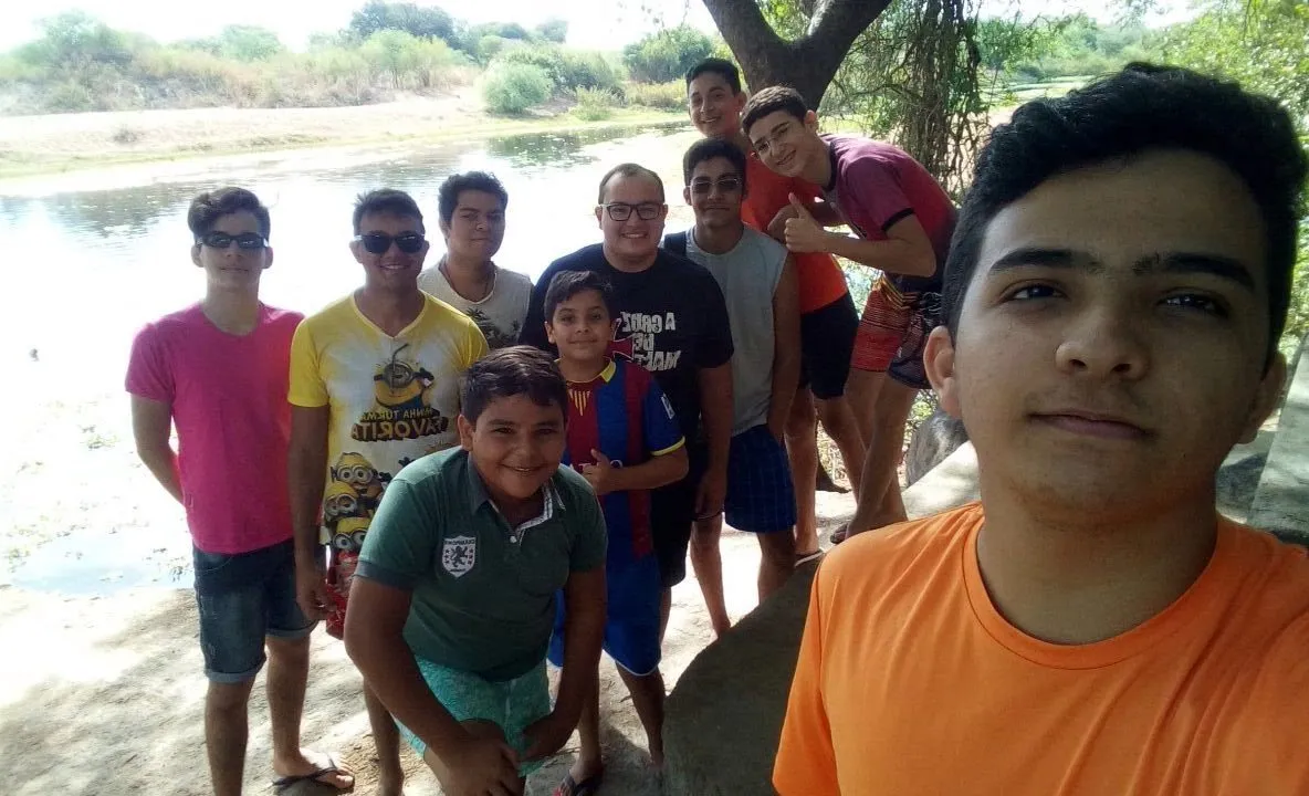 Confraternização no "Rio do Tampolim"