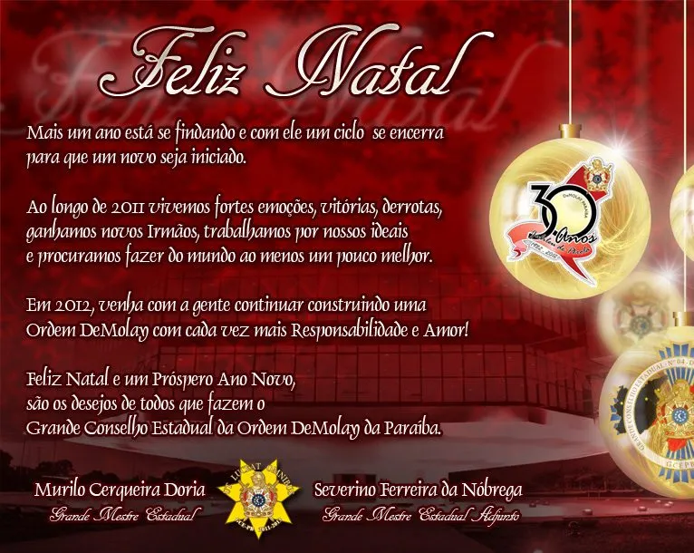 FELIZ NATAL - GCE/PB