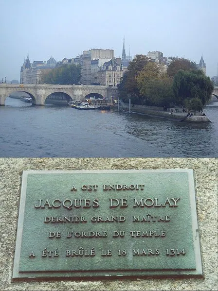ONDE JACQUES de MOLAY FOI QUEIMADO VIVO?