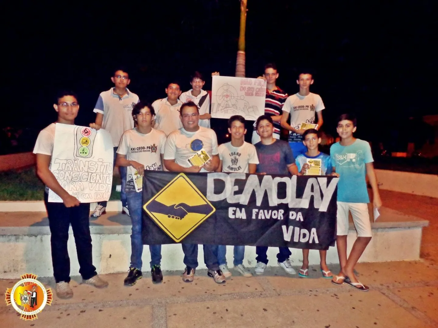 DeMolay em favor da vida
