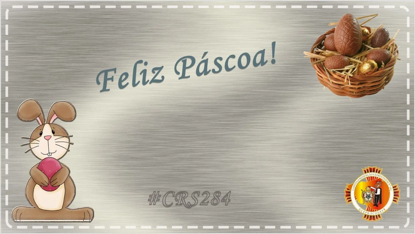 Feliz Páscoa.