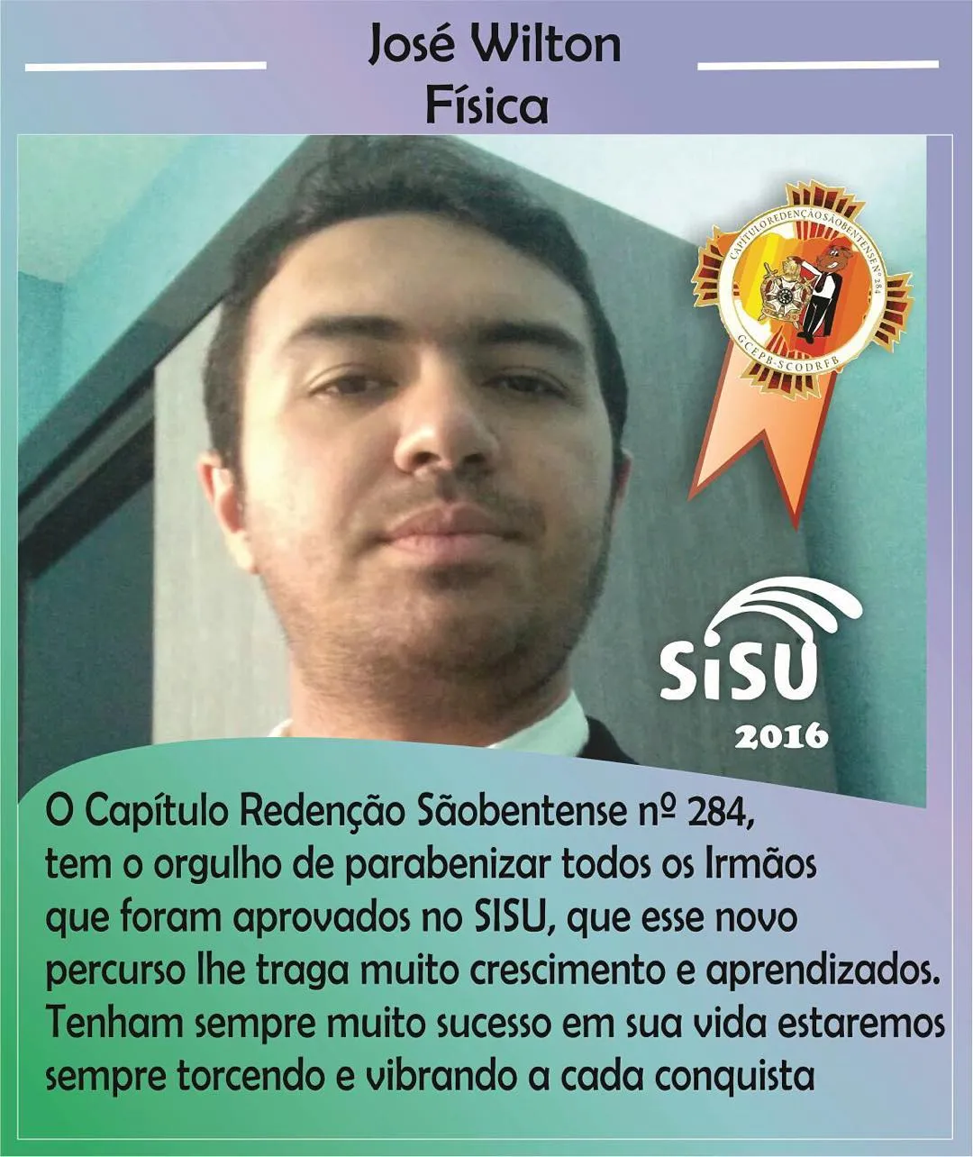 O batalhão 284 parabeniza o irmão pela conquista! 👏👏👏