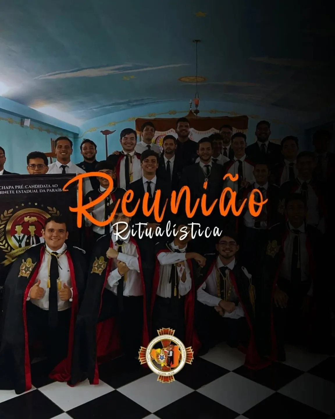 Reunião Ritualística no Capítulo Redenção Sãobentense ❤️⚔️
