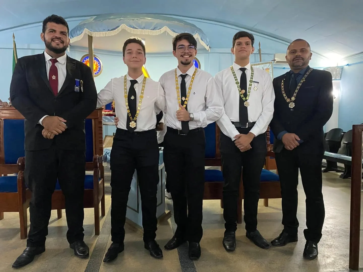 O Capítulo Redenção Sãobentense esteve presente na Cerimônia de Iniciação do Capítulo Tio…