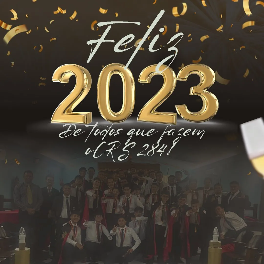 O capítulo Redenção Sãobentense deseja a todos um feliz 2023. Que o pai celestial abençoe…