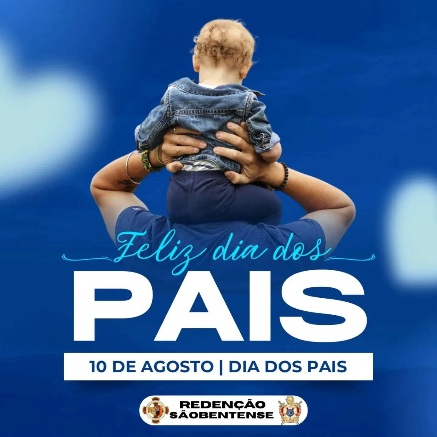 Pai é abraço que acalma, sorriso que incentiva e presença que transforma. 💙