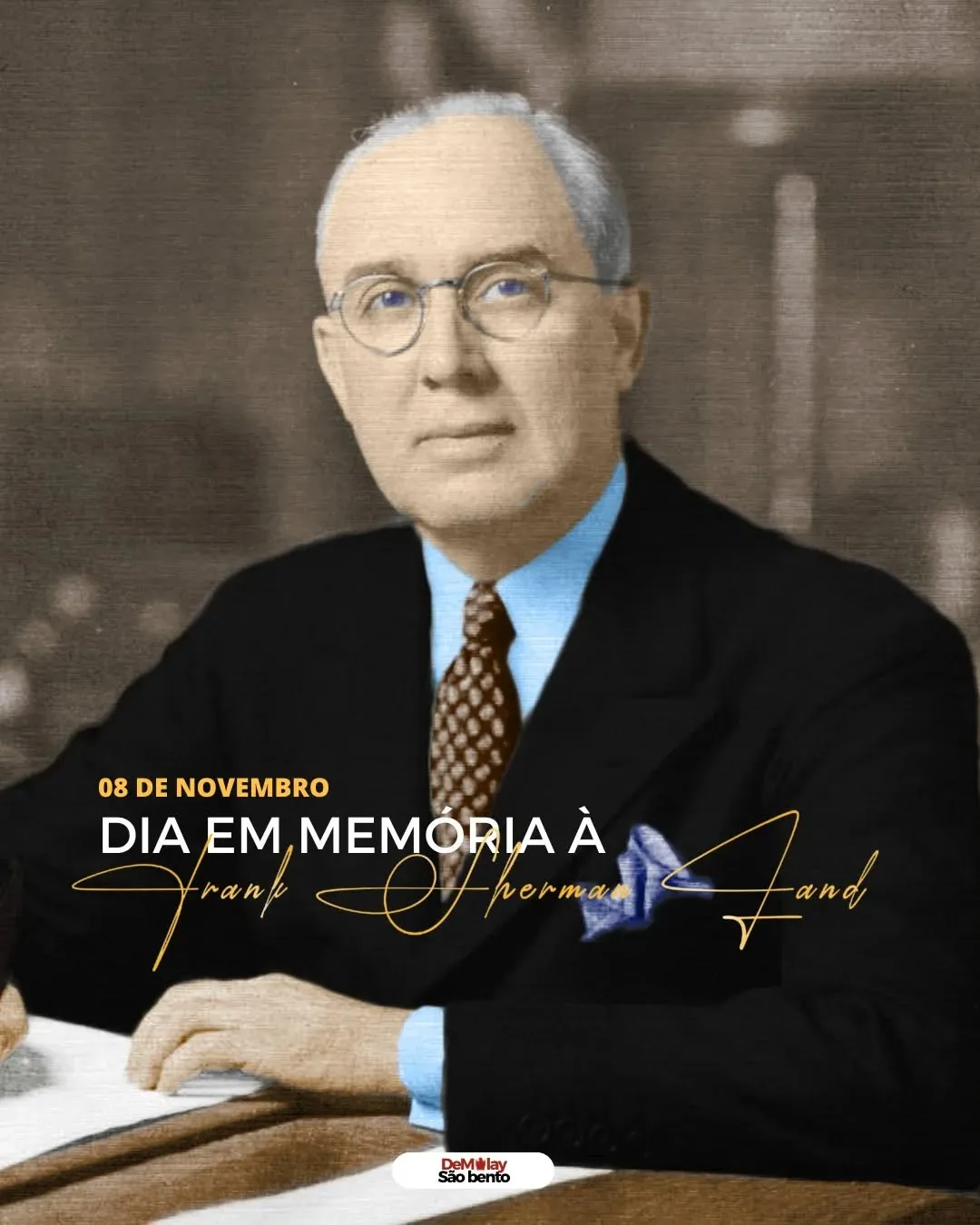 Dia 08/11, nesta data, relembramos e honramos à memoria de Frank Sherman Land, fundador da…