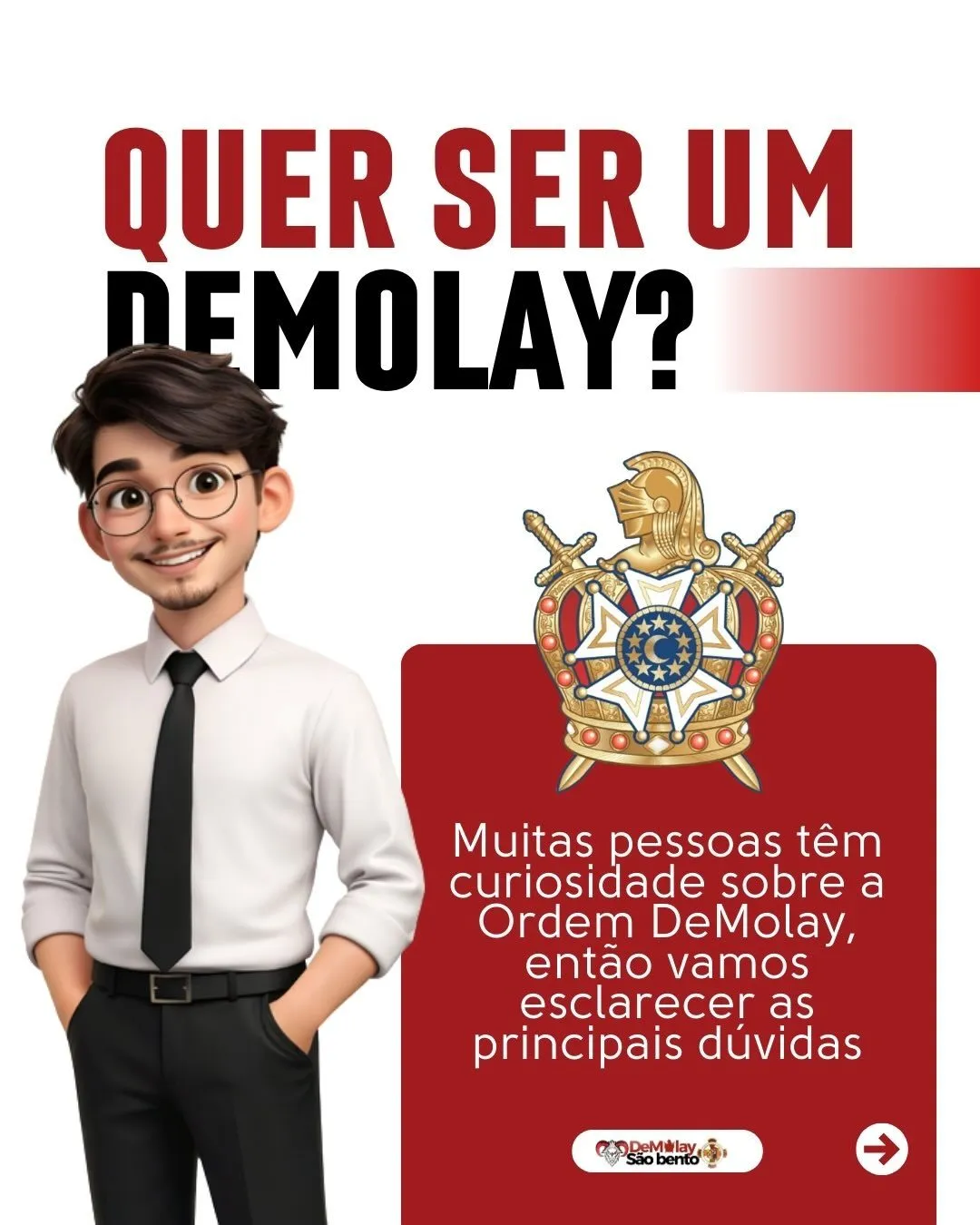 Quer crescer, liderar e fazer a diferença?! Conheça Ordem DeMolay! @demolaybrasil @demolay…