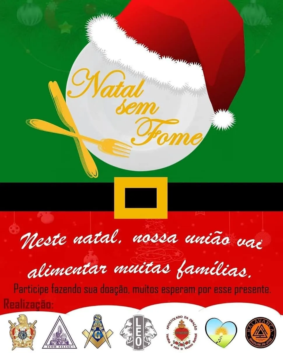 Natal solidário, mais uma vez a campanha organizada pelas instituições maçônicas e paramaç…