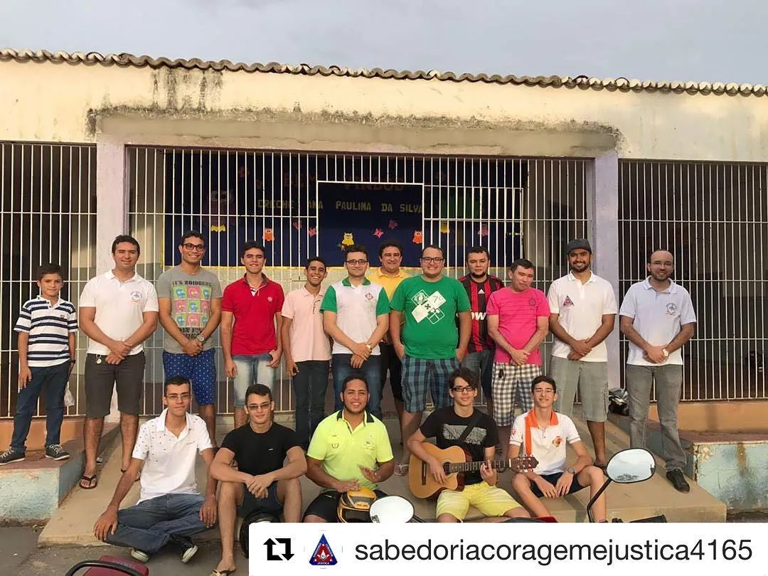 Participação do capítulo no projeto Sopa e Cidadania da loja Sabedoria, Coragem e Justiça!