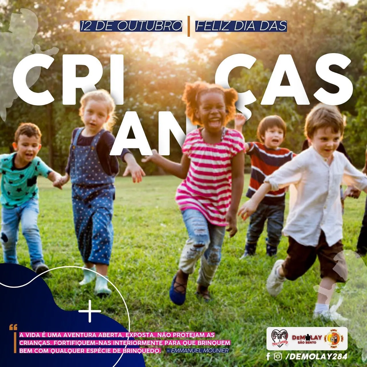 Dia dos sorrisos verdadeiros, pensamentos puros, amores sinceros e as esperanças dos nosso…
