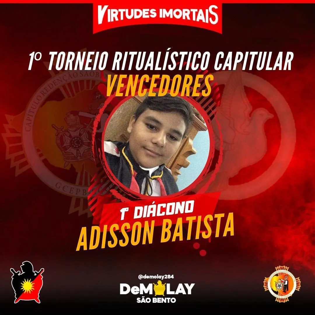 Realizamos em nosso capítulo o 1º Torneio Ritualístico Capitular e estamos aqui para apr…