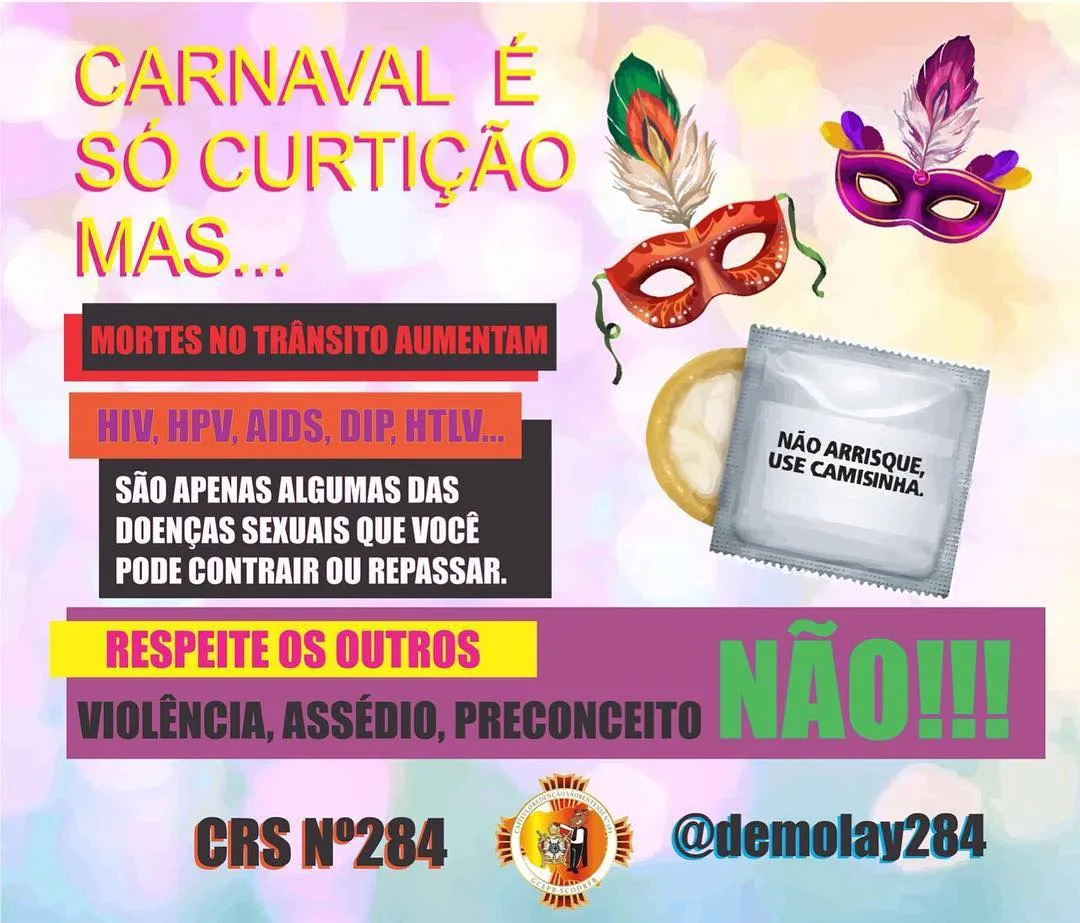 Vai curtir o carnaval? Então fique atento para curtir com moderação e respeito!