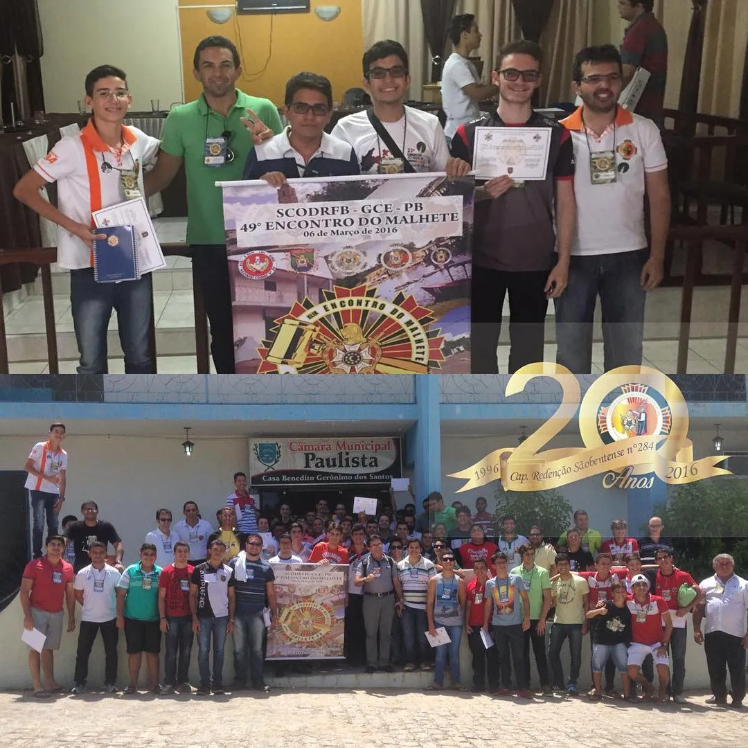 Os irmãos do Capítulo "Redenção Sãobentense" se fizeram presentes no quadragésimo nono enc…