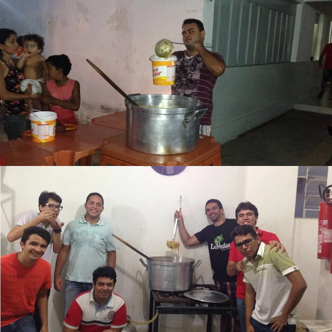 Na noite de ontem (29/02), foi realizada a distribuição de uma sopa beneficente na comunid…
