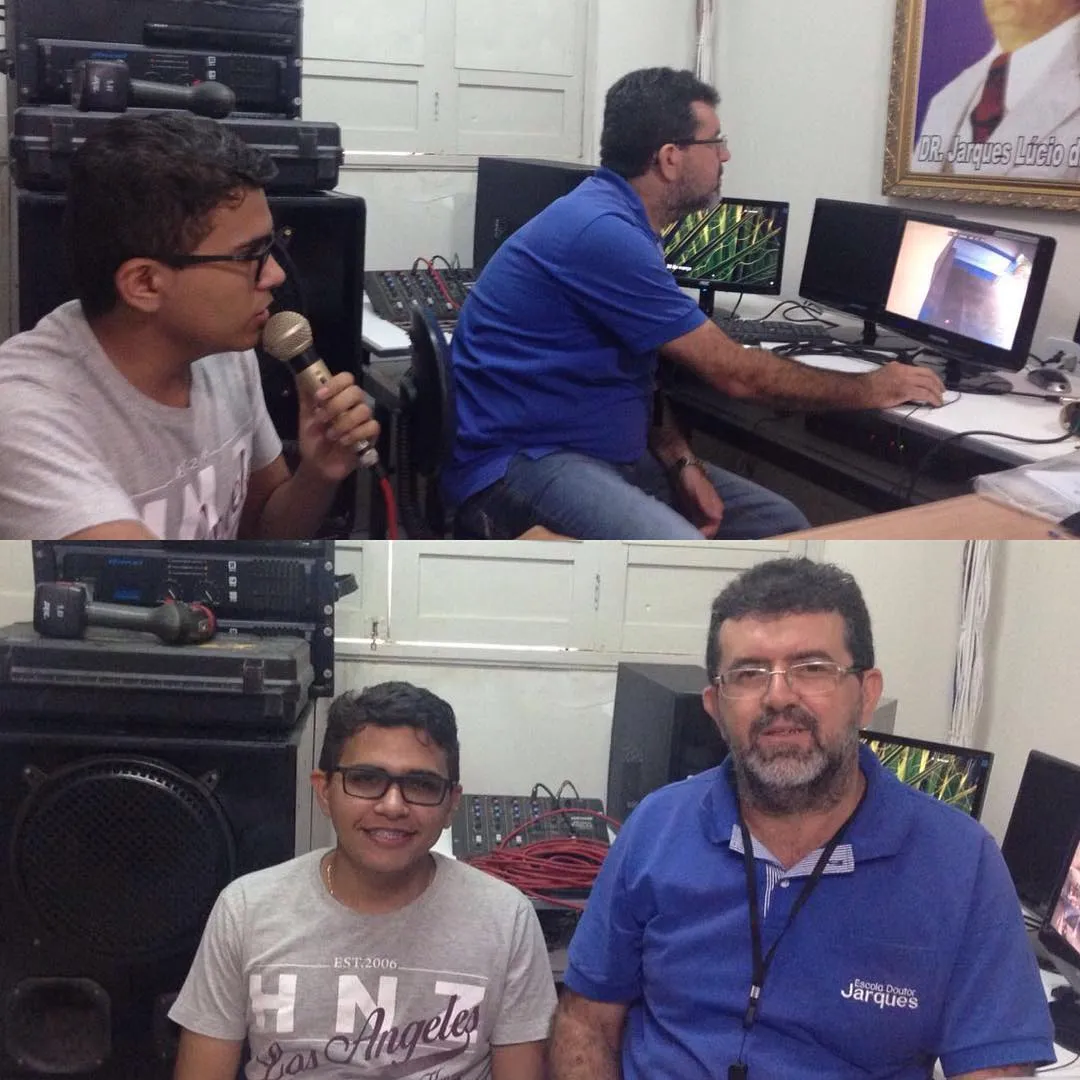 Hoje dia 30 de março, o 284 realizou o Dia em memória a Jacques DeMolay na rádio da Escola…