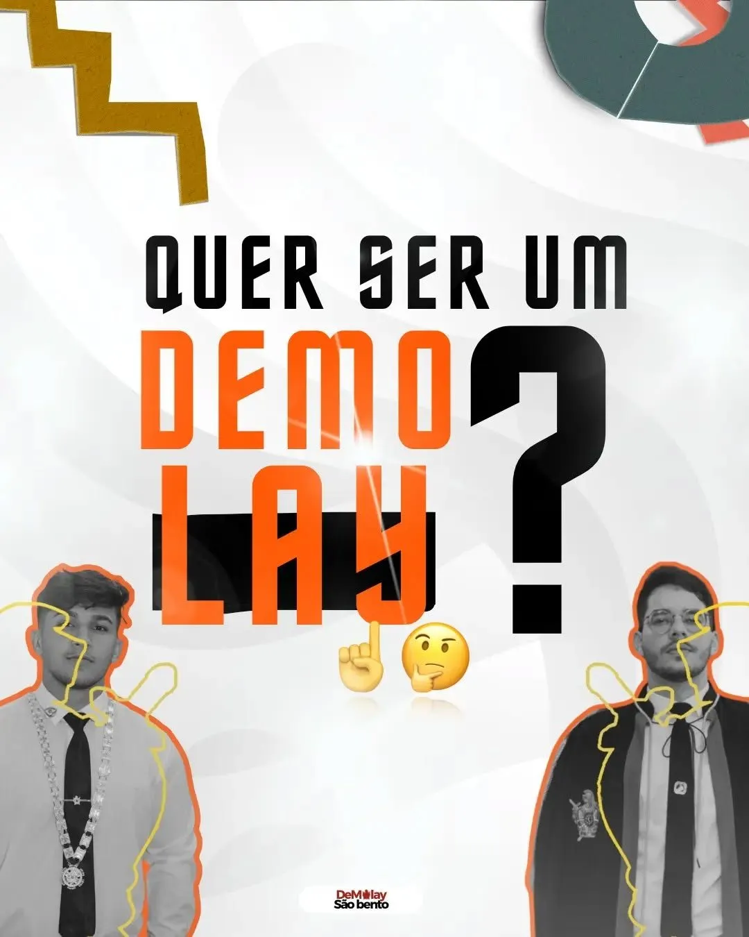 Tem interesse em se tornar um DeMolay? Entre em contato conosco que iremos explicar tudo s…