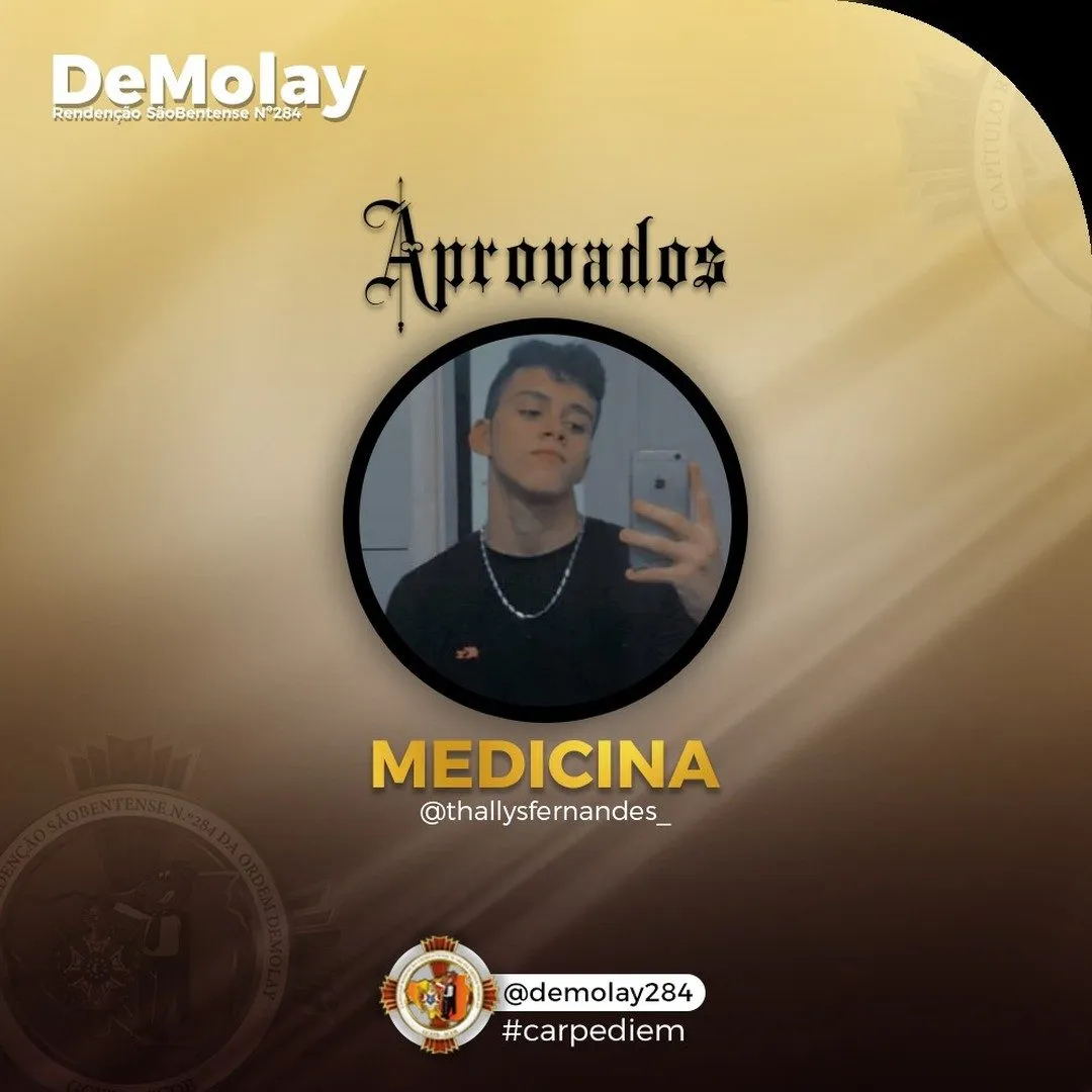 Parabéns ao irmão @thallysfernandes_ , por sua aprovação!!!👏👏