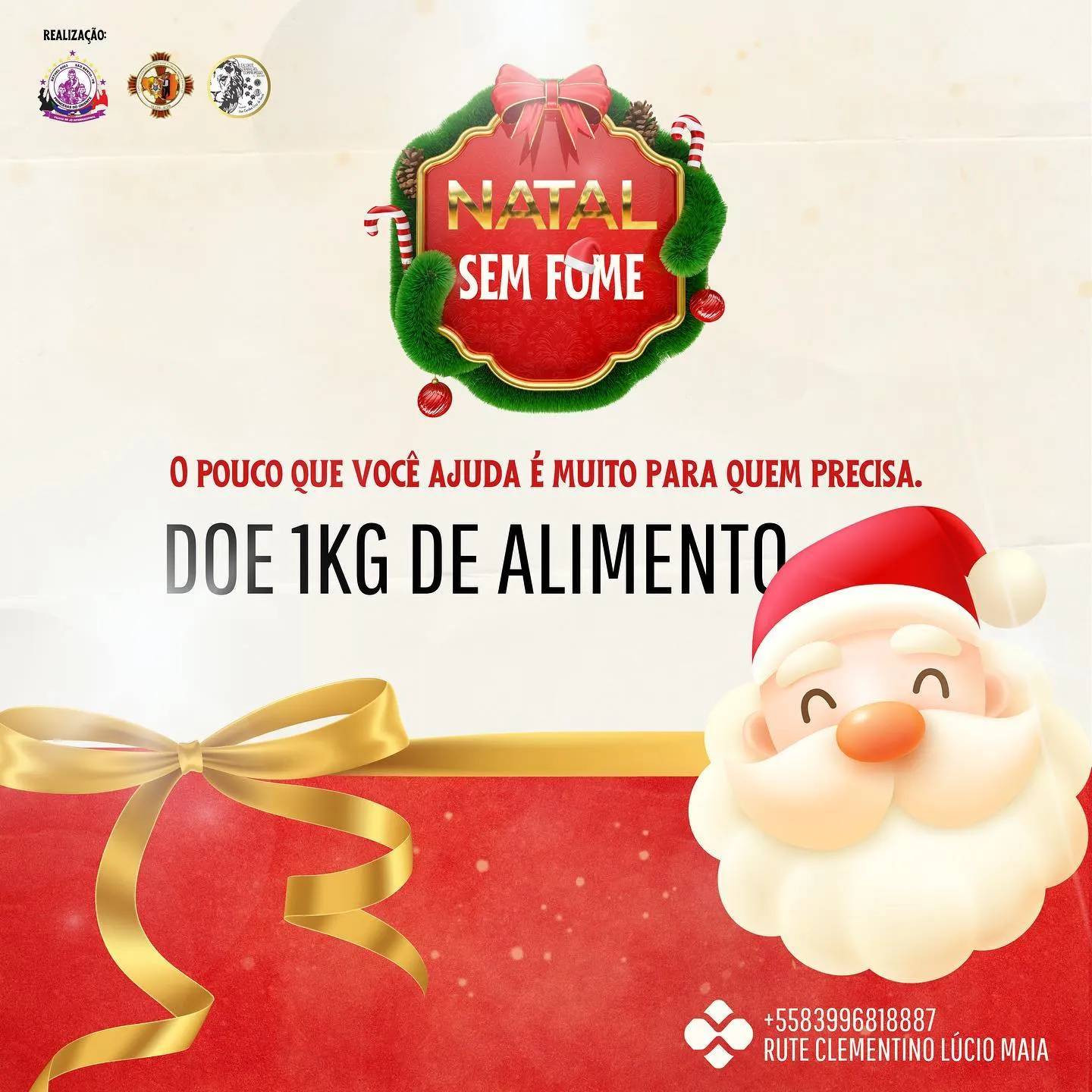 Mais uma edição do Natal Sem Fome está nascendo em São Bento. Ajude-nos a levar a felicida…