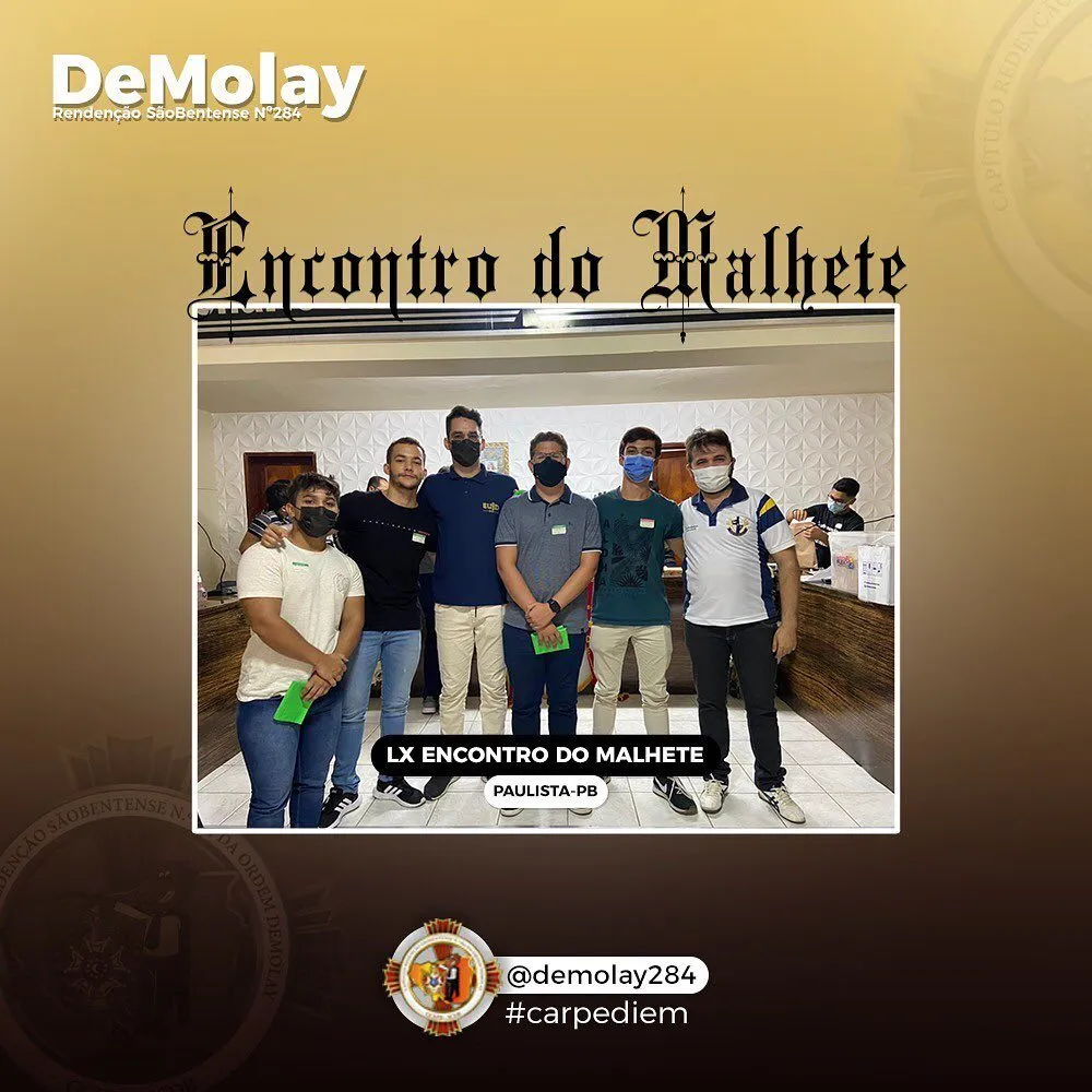 Neste sábado 12/03 nos fizemos presente no LX Encontro do Malhete na cidade de Paulista-PB…