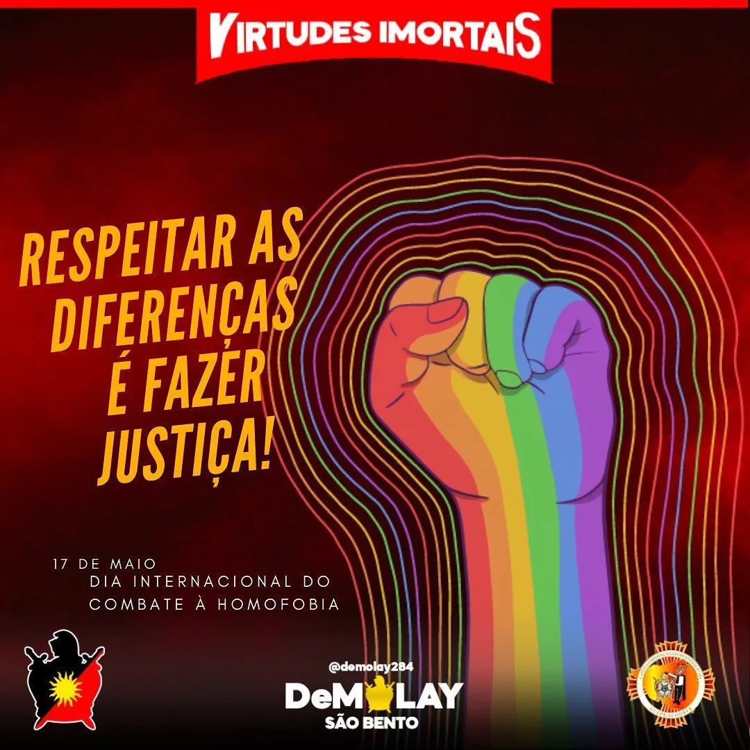 No dia 17 de maio de 1990, a Organização Mundial da Saúde (OMS) retirou a homossexualidade…