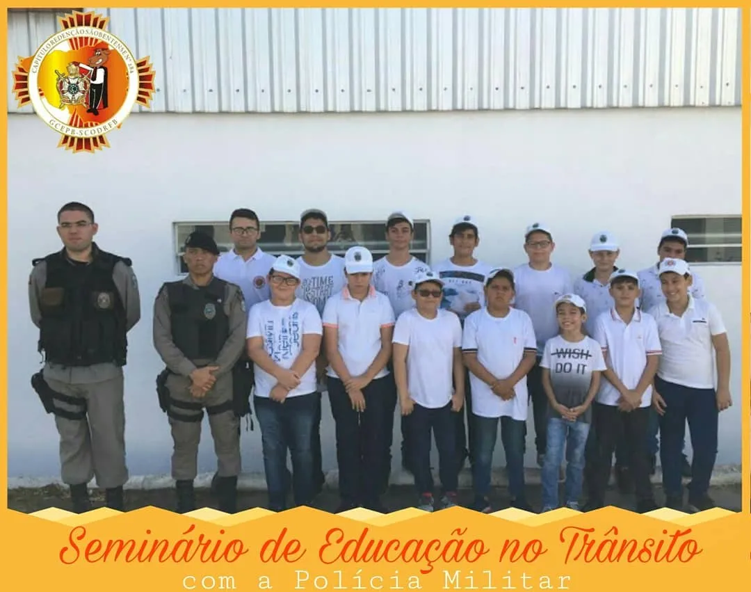 Seminário de Educação no Trânsito com a Polícia Militar, realizado nos dias 16, 17 e 18 de…